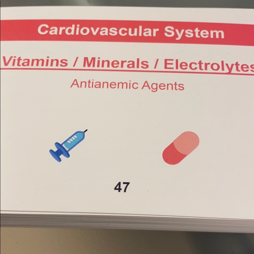 PHARMACOLOGY FLASHCARDS levelupRN Cathy Parkes